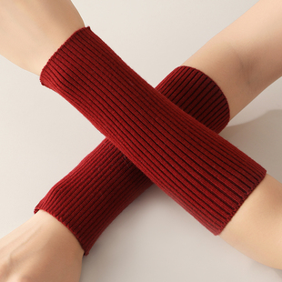 秋冬季羊绒羊毛护腕保暖男女手腕套关节针织保暖防寒透气运动时尚