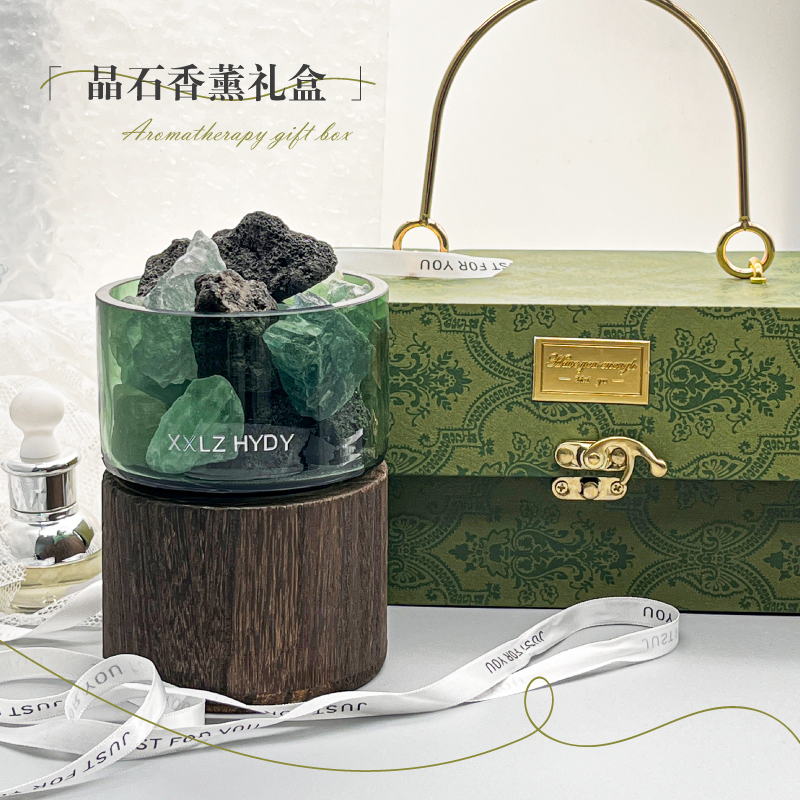 无火香薰精油礼盒实木持久留香