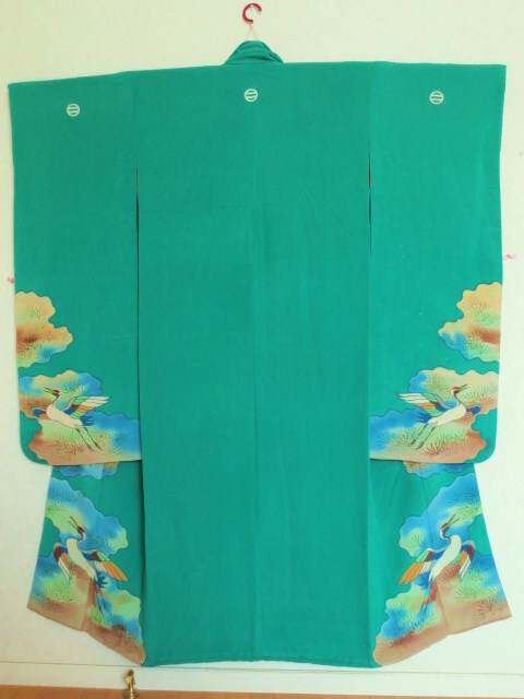 【日本购入】复古kimono姫 正絹錦紗振袖和服大正时代物