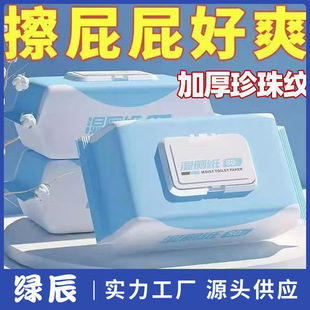 湿 湿厕纸擦屁股厕所纸巾厕纸湿巾家庭洁厕卫生纸批发家用特价