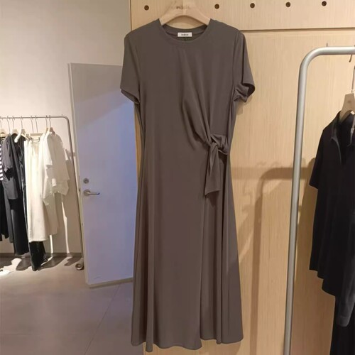 现货 indicia标记同款女装专柜正品纽结收腰纯棉连衣裙F2B5LQ229N