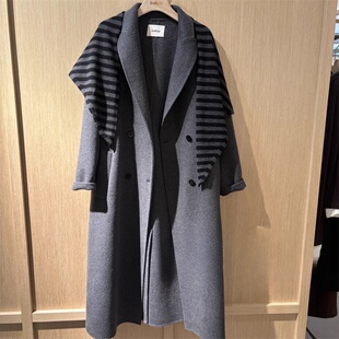 现货~标记indicia商场专柜正品25冬羊毛大衣外套F2D5DY491F-2989