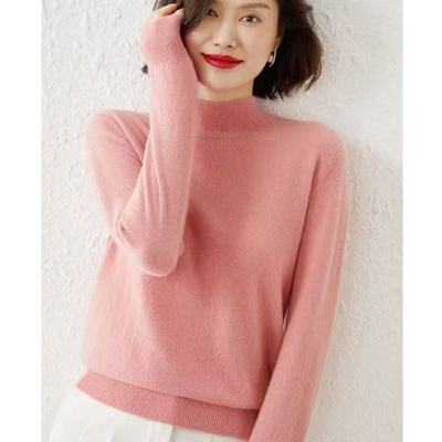 秋冬新款加厚半高领打底衫女内搭毛衣2025年秋冬新款软糯针织上衣