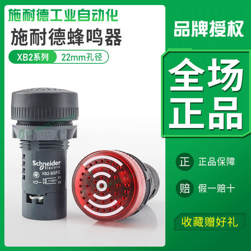 施耐德带灯BSM闪光220V蜂鸣器