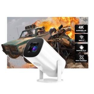 P30微型投影机720P 炮筒投影WiFi高清安卓11 Projetor 便携投影仪