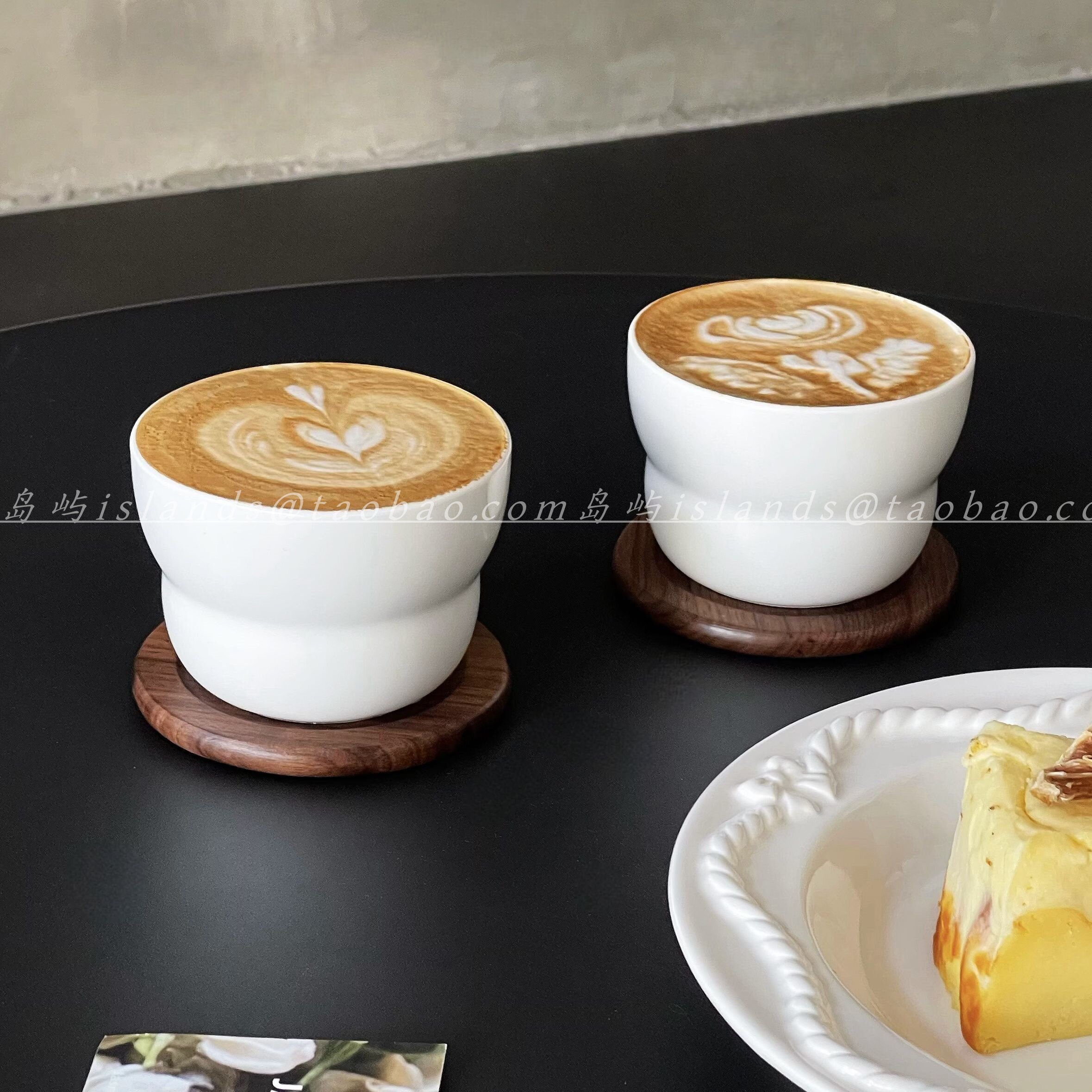 简约纯色葫芦陶瓷牛奶杯