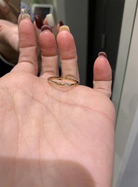 奇异钻！特闪亮细款镶钻亮晶晶戒指精致可爱小巧舒适佩戴叠搭神器