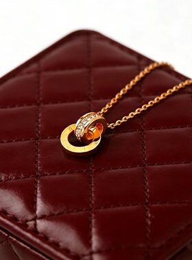 轻奢可水洗圆环锁骨链女通勤