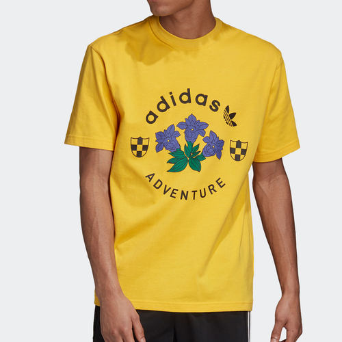 Adidas/阿迪达斯正品春季男子透气圆领时尚运动短袖T恤 GD5607