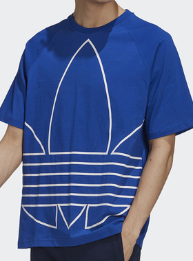 Adidas/阿迪达斯正品 夏季新款三叶草男子运动型格短袖T恤 GE6231