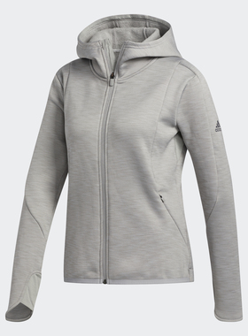Adidas/阿迪达斯正品 新款女子训练针织夹克连帽外套 FP6716