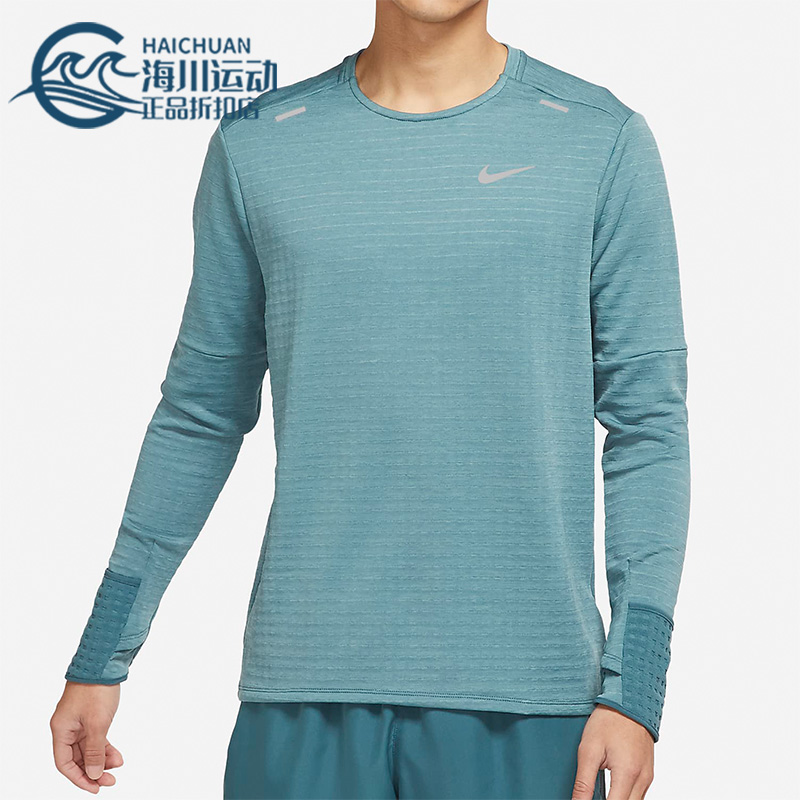 耐克男子休闲圆领长袖恤