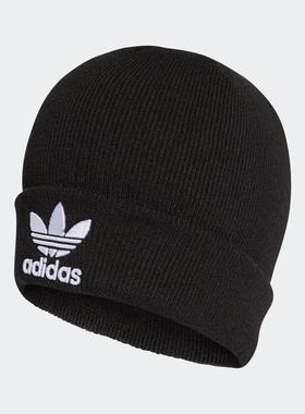 Adidas/阿迪达斯正品三叶草男女中性运动休闲针织帽 BK7634