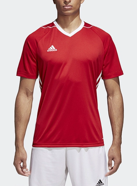 Adidas/阿迪达斯正品春季新款男子足球训练比赛短袖T恤 S99146