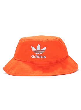 Adidas/阿迪达斯正品三叶草男女帽新款运动橙色遮阳帽 ED9385