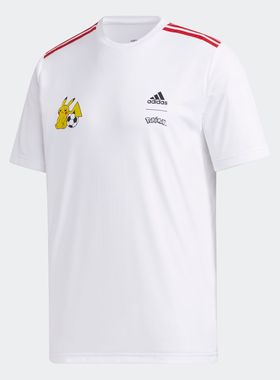Adidas/阿迪达斯正品宝可梦联名男子运动休闲透气短袖T恤 GN3002