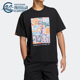 运动短袖 Adidas T恤HR6453 新款 男女同款 阿迪达斯正品 三叶草夏季