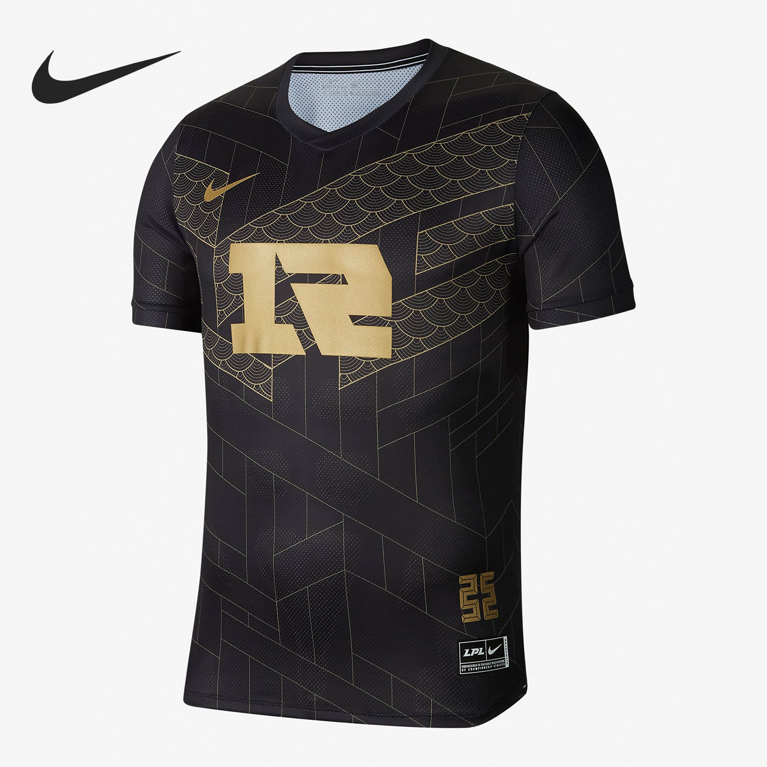 Nike/耐克正品新款X LPL RNG男子运动球衣短袖T恤 DD9504-700