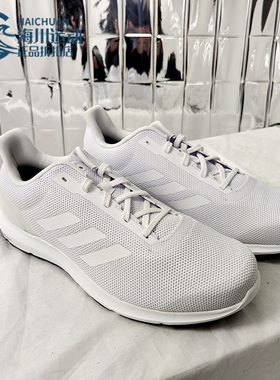 Adidas/阿迪达斯正品春季新款男女轻便防滑网面跑步鞋F34876
