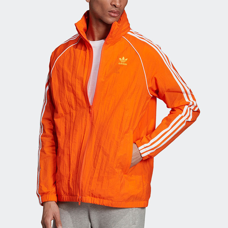 Adidas新款防风夹克外套男装