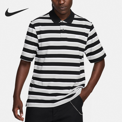 Nike/耐克官方正品男士条纹短袖