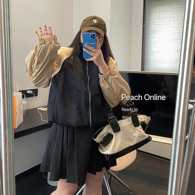 复古美式棒球服显瘦休闲夹克上衣