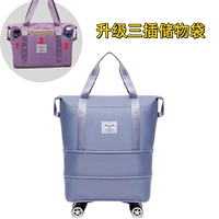 Mist Blue ❤ забрать сумку [дать четыре тысячи -ориентированные колеса+двойное расширение]