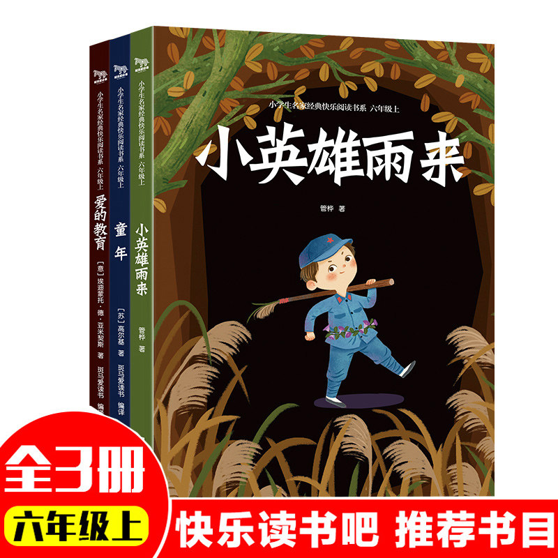六年级上下册小英雄雨来快乐读书吧爱丽丝漫游奇境小学生课外阅读名著