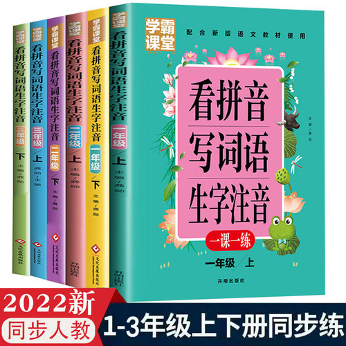 学霸课堂笔记拼音词语生字