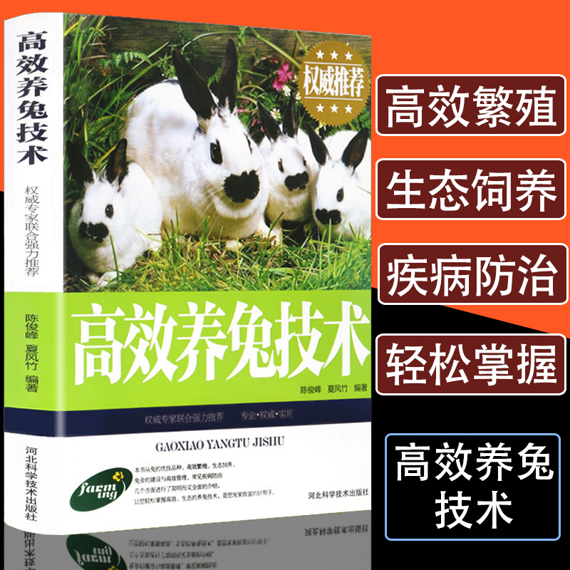 正版高效养兔技术兔病防治兔子养殖技术书籍大全规模化高产量獭兔科学饲养技术入门指导教程动物营养饲料学野兔饲养管理养殖业书籍