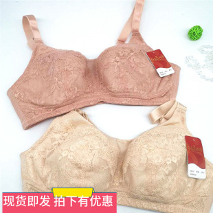 无钢圈大胸显小神器缩胸全罩杯文胸0I218 内衣女大码 古今正品 薄款