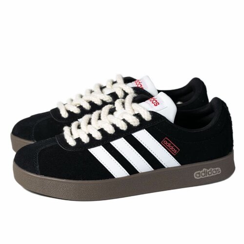 【定制球鞋】adidas neo VL COURT 优雅核桃 经典复古低帮 板鞋