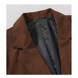 男装休闲男西服焦糖色灯芯绒欧美风西服商务男外套HY012P65，男装西服，星座208-1