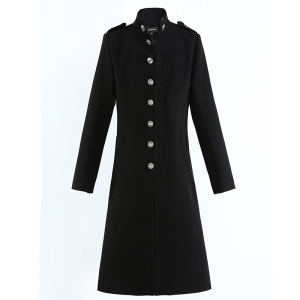 男秋冬新款立领风衣韩版长款大衣毛呢料金属扣大衣外套 Y151 P155，男装风衣，星座208-1