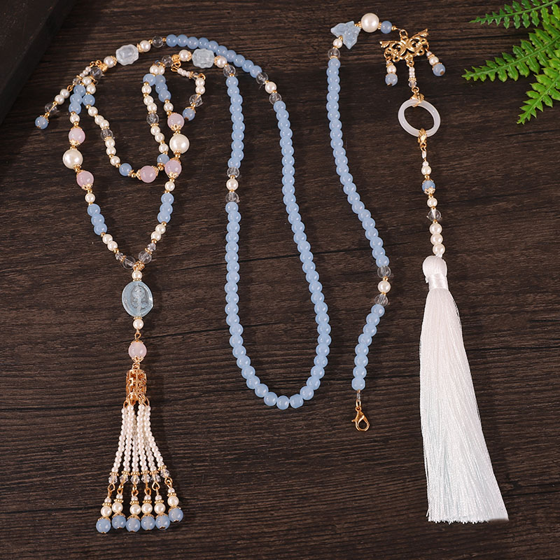 新中式古风汉服璎珞背云项链