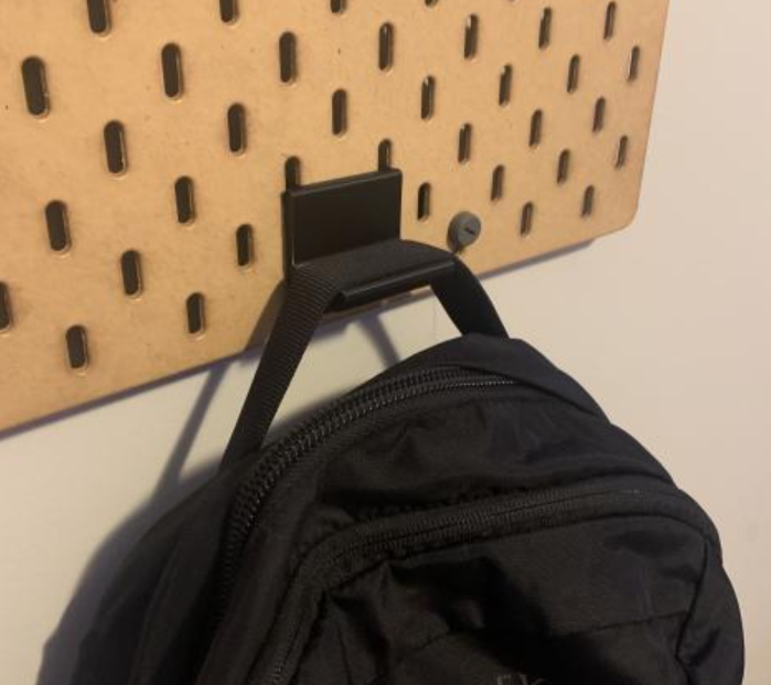 适用宜家SKADIS 斯考迪斯 宜家洞洞板配件 背包挂架