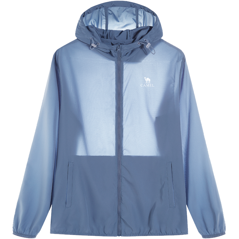 骆驼冰丝防晒衣男款upf50+户外防晒服防紫外线外套轻薄皮肤衣女款