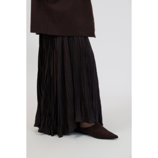 小晖诱货 言午木木法式垂顺褶皱高级感半身长裙百褶裙显瘦长裙