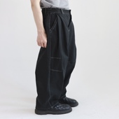 一衬YICHEN 宽松直筒长裤 加购享9折 早秋仿牛仔水洗竹节休闲裤