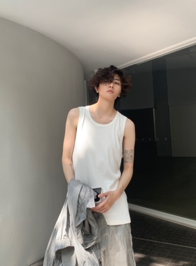 一衬YICHEN  夏季无袖螺纹背心重磅 260g高密度针织内搭 男女同款