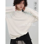 锁温保暖内搭T恤男女同款 一衬YICHEN 秋冬半高领自发热德绒打底衫