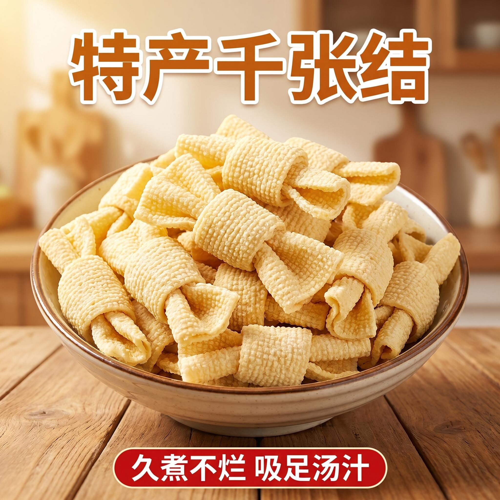 干菜千张结豆腐皮火锅冒菜卤味食材商用家用炖菜 百叶结轻食配菜图片