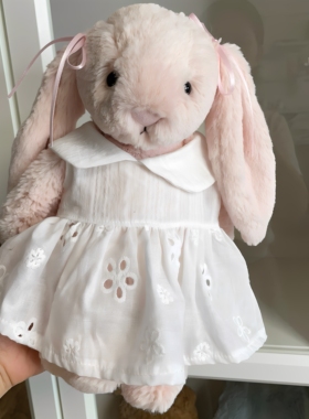 甜心么么 邦尼兔18cm31cm36cm51cm自制娃衣着替裙子（不含兔子）