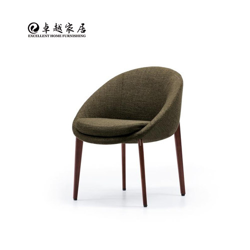 意式不锈钢餐椅皮布工艺支持定制