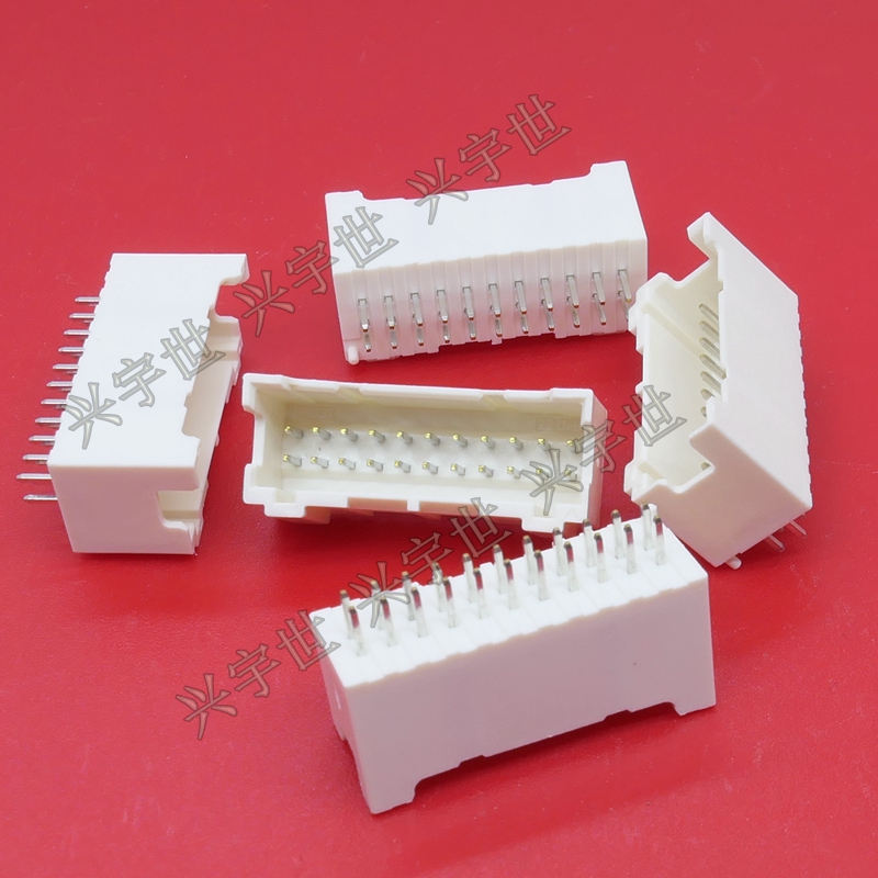 B22B-PADSS-1F(LF)(SN) 2.0mm间距立式直插针座22pin双排JST原装
