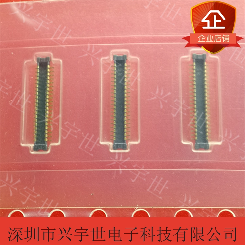 AXE640124 40PIN 公座0.4mm 板对板内联插件高度0.8mm连接器正品