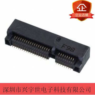 1775838-2 全新原装连接器 MINI PCIE插座 52pin 5.6mmH高0.8mm