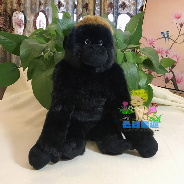 出口英国hamleys公仔毛绒玩具娃娃黑金刚狒狒猩猩玩偶仿真动物