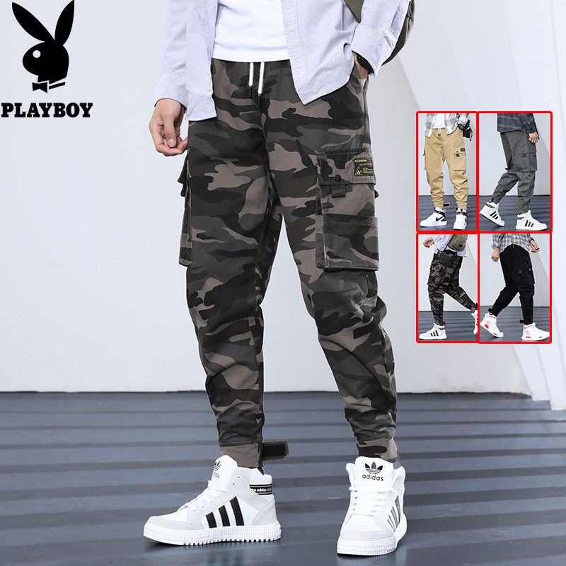 Dandy camouflage Overalls Beam feet Easy Uniform wind Shawn Yue Chaopai Haren pants Large size pantsin the Men's clothing, Casual pants  category - from Buy2taobao.com to provide professional Taobao agent buy service