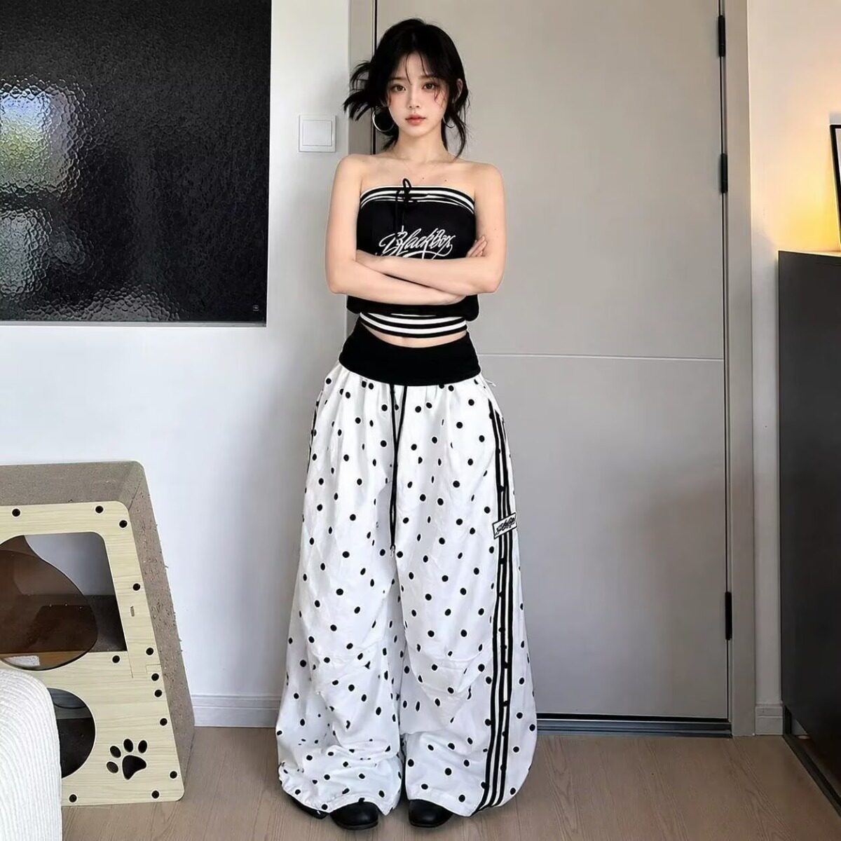哈伦裤子女2025夏装韩版新款休闲裤